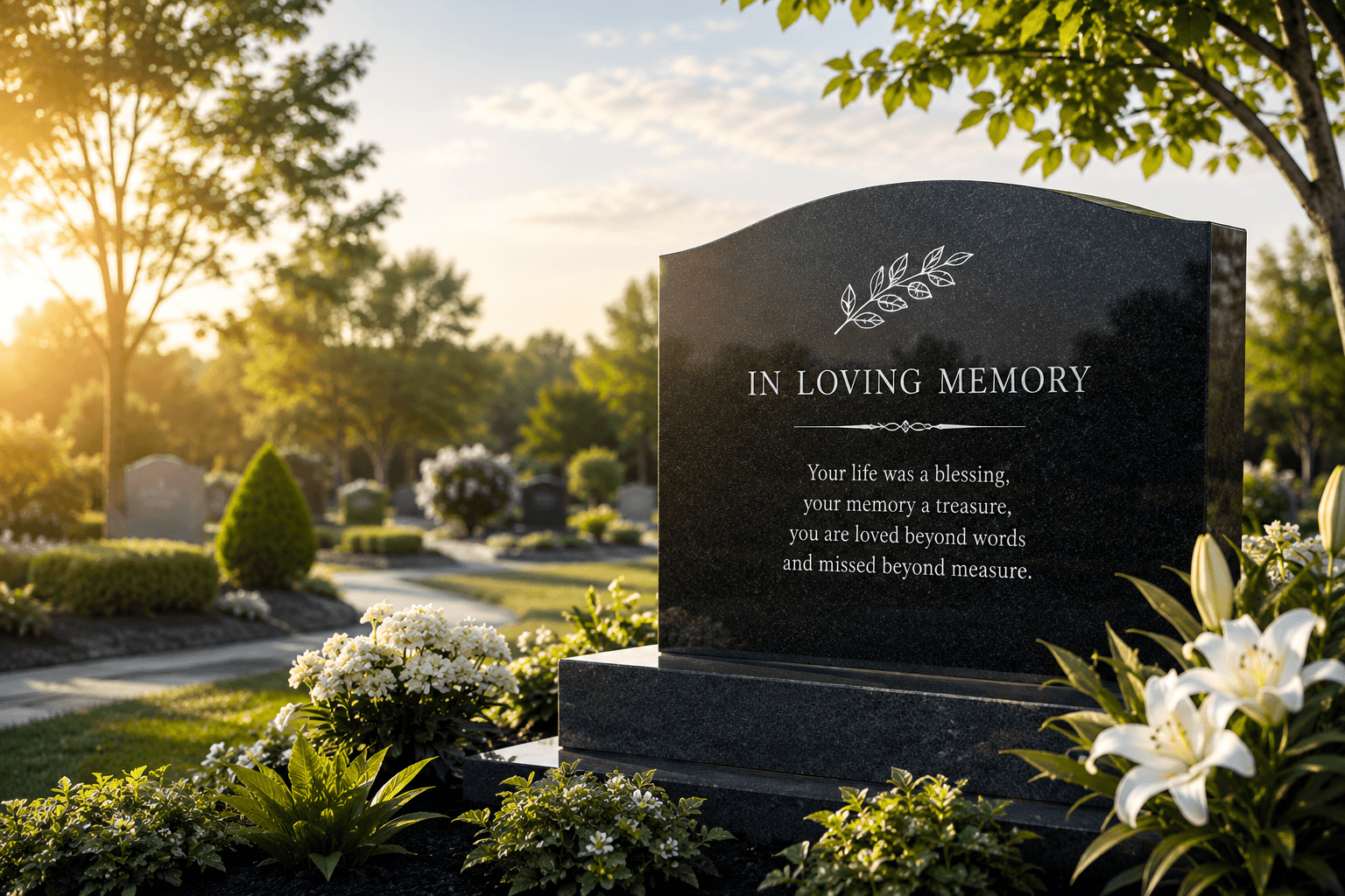Memorial stone detail